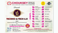 TECHNO-A-TECH 6 2023 Techno Cultural Fest Poster